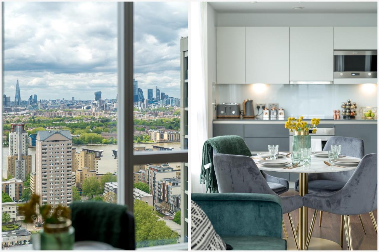 Luxurious Spacious 2Bed Suites Skyline River Views By Canary Wharf Londýn Exteriér fotografie