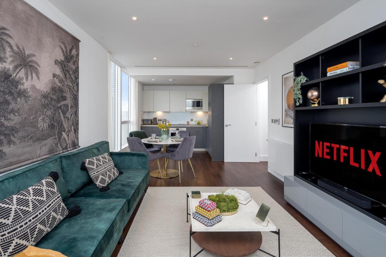 Luxurious Spacious 2Bed Suites Skyline River Views By Canary Wharf Londýn Exteriér fotografie
